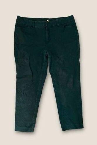 Faded Glory  Skinny Chino Pant Dark Forest Green 16