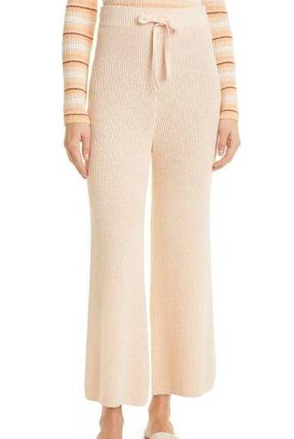 ALC Frank A.L.C. Martell High Waist Crop Flare Leg Pants in Desert Rose Size Medium NWT