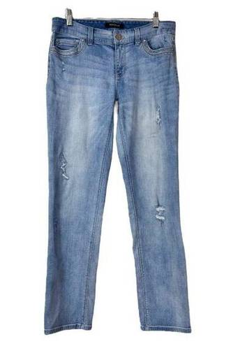 White House | Black Market  Jeans Straight Leg Crop Light Wash WHBM Women’s Size 6