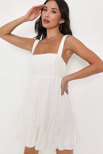 Lulus white Mini Dress White Dress