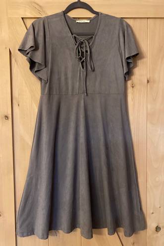 Yellow Chair Boutique Grey Dress