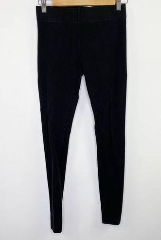 Lou & grey  Solid Black Cotton Blend Pull On Leggings Women's Size Small S