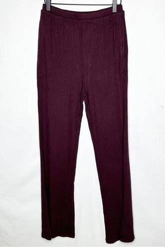 n:philanthropy  Burgundy Ribbed Pants NWT in Medium