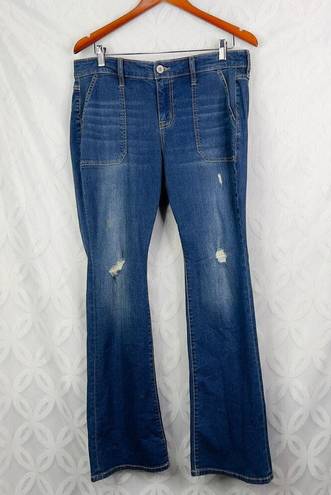 Torrid  Mid Rise Slim Boot Jean Vintage Stretch Eco Medium Wash PLUS 12R NWT