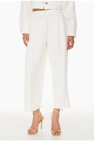 Aritzia Women’s  Wilfred Cream White Effortless Cropped Pants