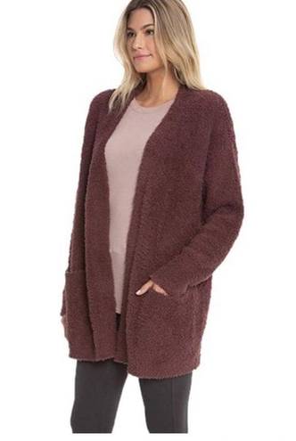 Barefoot Dreams  Cozychic So-Cal Cardigan Sweater Open Front Pocket Oversized