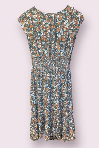 Sienna Sky  Floral Smocked Waist Dress - size small