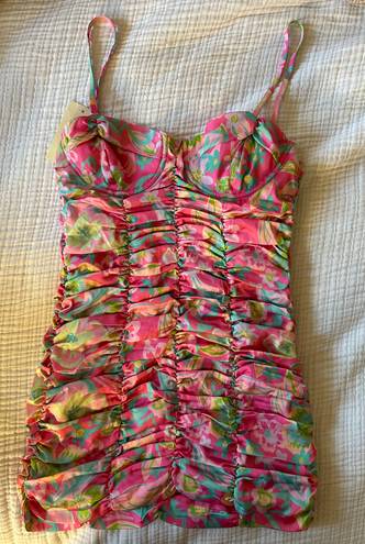 Mini Dress Floral Multi