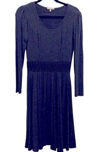 Bordeaux  size small grey long sleeve dress