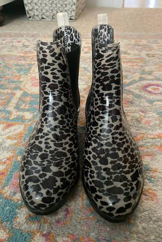 Seven7 Leopard Rain Boots