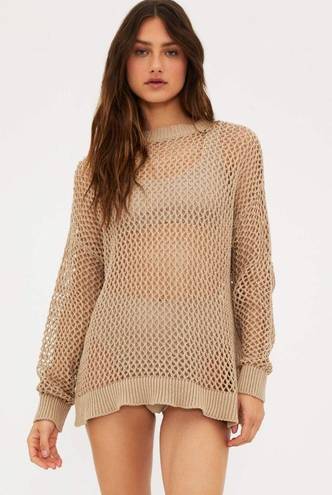 Beach Riot  Hilary Sweater in Beige M