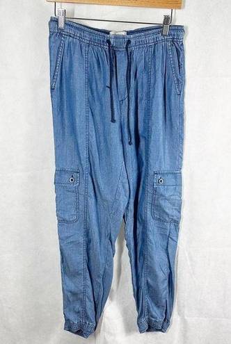 Krass&co G H Bass &  Lyocell Chambray Jogger Ankle Pant  Size Medium