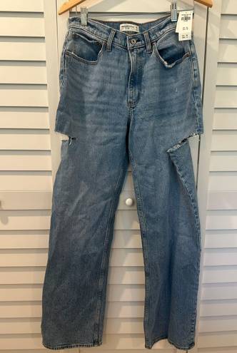 Abercrombie & Fitch Mid Rise Baggy Jeans