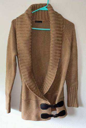 Moda international wrap sweater