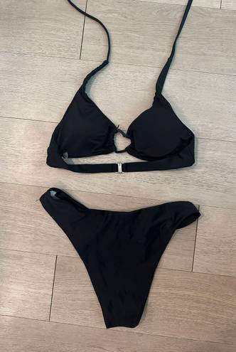 Heart Bikini Black