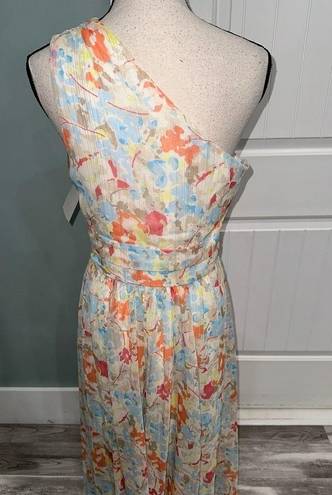 Likely  Sara floral one shoulder dress size 6