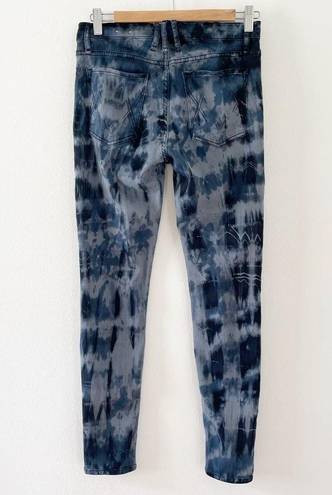 Rock’n Roll Mcquire Jeans Womens 28 Blue Tie Dye Stretchy Boho Rock n Roll Funky Casual