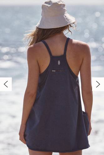 Free People Movement Hot Shot Mini Dress | XS | Blue Indigo