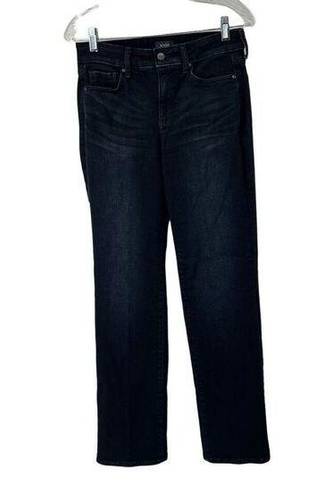 NYDJ  Marilyn Straight Lift Tuck Dark Wash Jeans Sz 6 Women’s