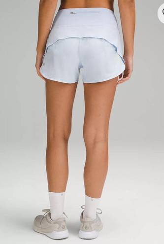 Lululemon Speed Up High-Rise Lined Short 4" (Windmill Blue Color)