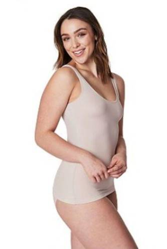 Spanx Red Hot  Light Control Shapewear Primers Tank Top Champagne Nude 2X