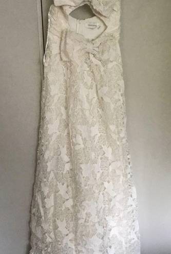 Zimmermann Nwot  lace bow gown