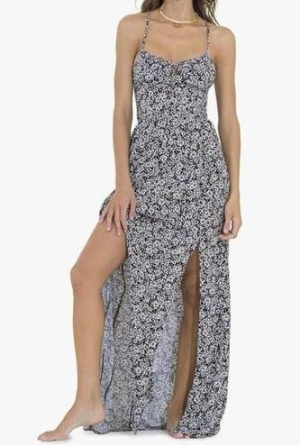 Maaji  Women's Long Dress, Sundress, Navy/White floral, Size Small, B80, NWT, $85