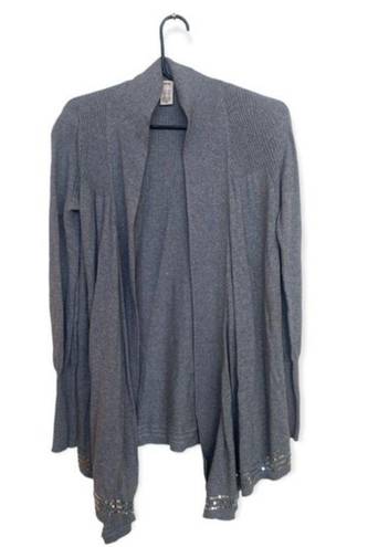 DKNY Jeans SZ XS grey lightweight open cardigan cover up