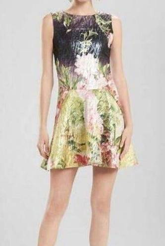 Natori  Birds Of Paradise Jacquard Shimmer Dress Size 10 NEW Bridal Wedding