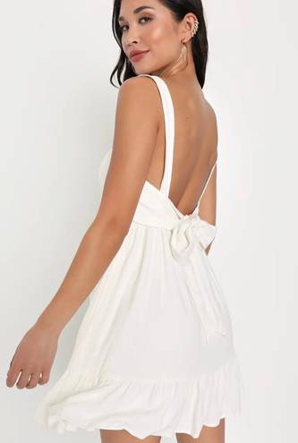 Lulus white Mini Dress White Dress