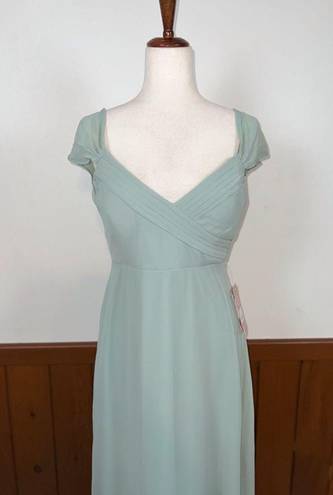 Birdy Grey Pretty New  Spence Sage Chiffon Gown!