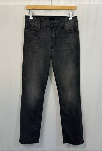 MOTHER Mid Rise Dazzler Ankle Straight Leg Jeans in Lighting Up Lanterns Size 28