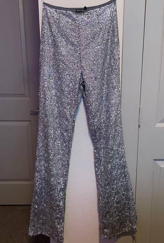 Pretty Little Thing Sequin Flare Pants