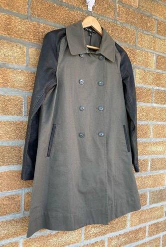 Elizabeth and James  • Hanneli Leather Trench Coat size 8