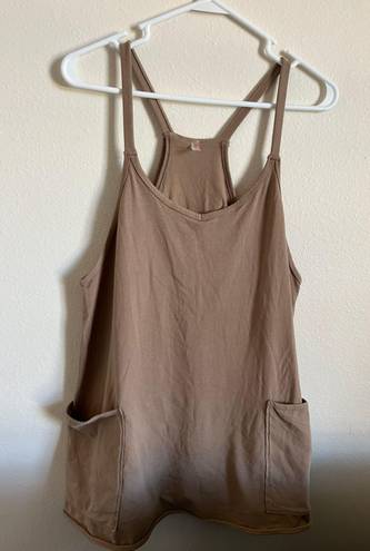 Free People Movement Hot Shot Mini Dress | NWOT | Small | Mocha Latte