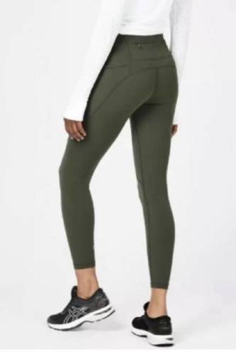 Sweaty Betty  The Power Side Pocket Legging Size Small Oliver Green