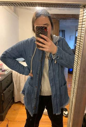 Forever 21 Denim Oversized Jacket 