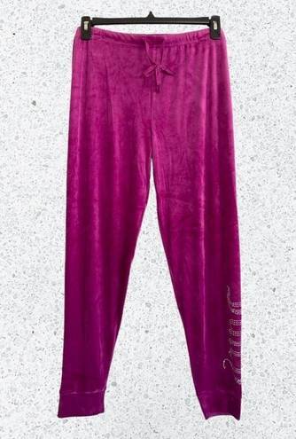 Juicy Couture  Velour Embellished Logo Jogger Pajama Set Size XL- Casual Luxury