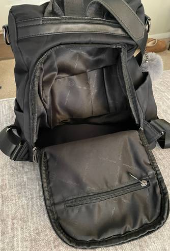 Black Backpack Purse