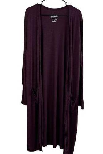 Torrid  Super Soft Jersey Knit Open Front Cardigan Duster Size 2