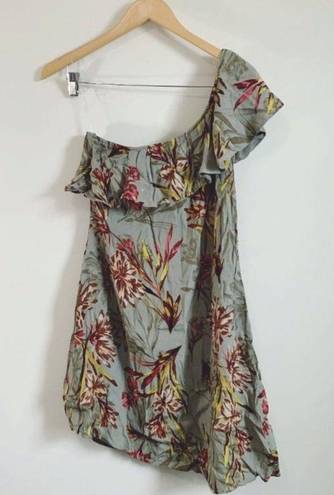 ASTR  The Label Floral One Shoulder Mini Dress women's size medium