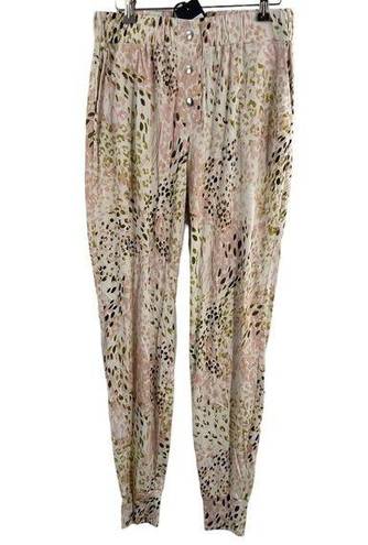 n:philanthropy  Leo Animal Print Jogger Small New