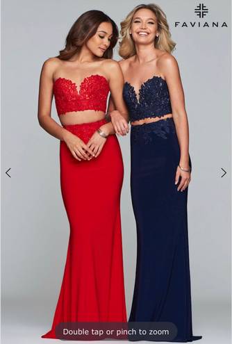 Faviana 2-Piece Prom Dress