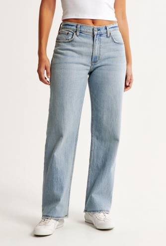 Abercrombie & Fitch Curve Love Low Rise Baggy Jean