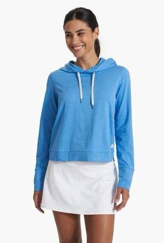 Vuori  Halo Essential Hoodie in Baltic Blue- S