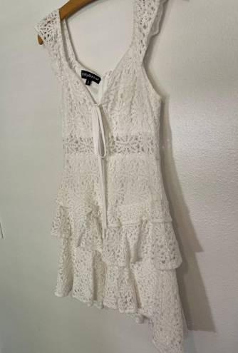 Urban Outfitters White Mini Lace Dress