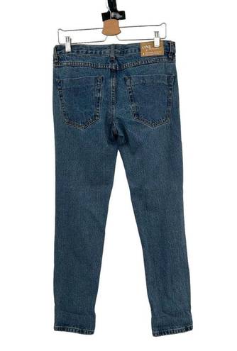 One Teaspoon  Awesome Baggies Destroyed Jeans Wolf Blue Size