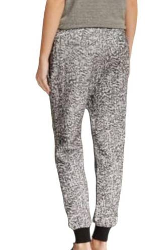 Elizabeth and James  Jasper Pant Jogger Hi Waist Marled Black White Size small