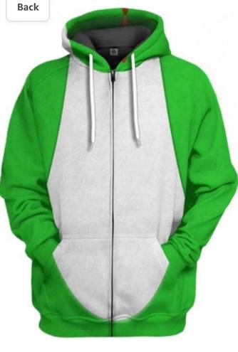 Nintendo COPY - Bowser cosplay costume hoodie，Adult 3D printed full zip hoodie