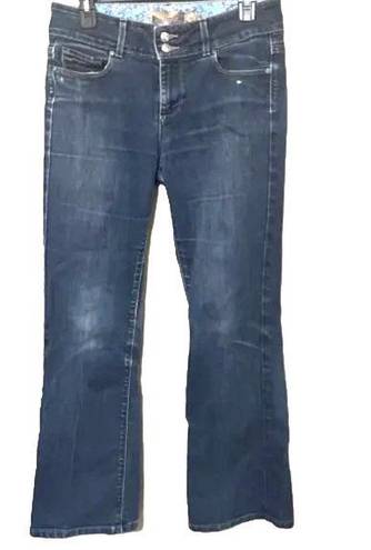 Paige  Jeans Womens 29 Bootcut High Rise Dark Wash Hidden Hills Made in USA